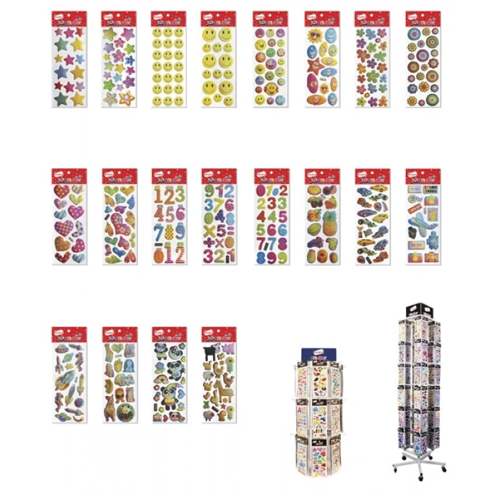 TİCON BÜYÜK STICKER STANDI DOLU 349109