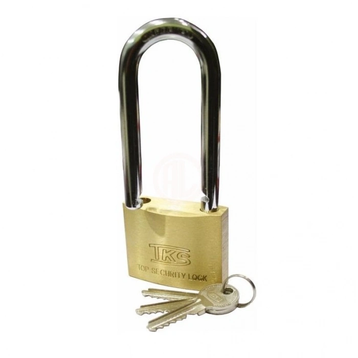 Tks SARI PİRİNÇ UZUN KANCA ASMA KİLİT 40 MM - TKS40018