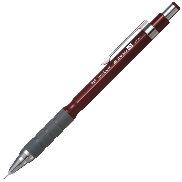 Tombow Versatil Uçlu Kalem Sh-300 Grip 0.5mm Bordo
