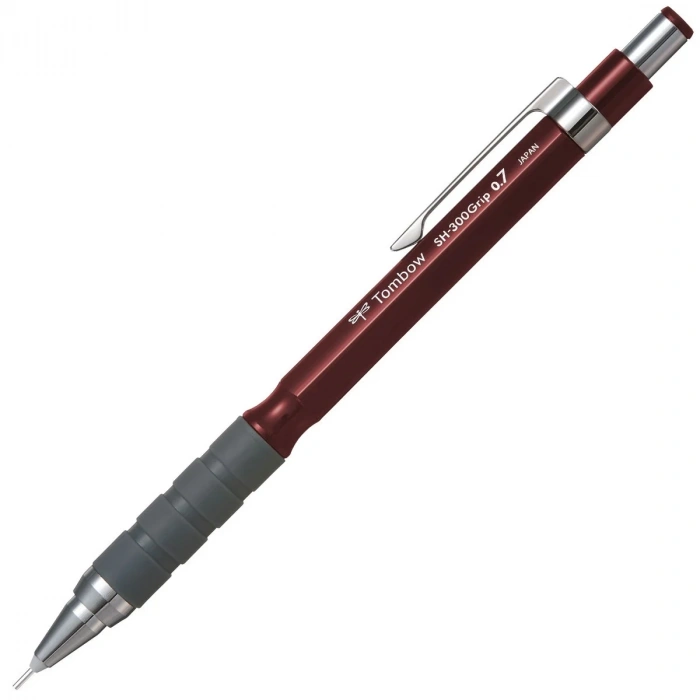 Tombow Versatil Uçlu Kalem Sh-300 Grip 0.7mm Bordo