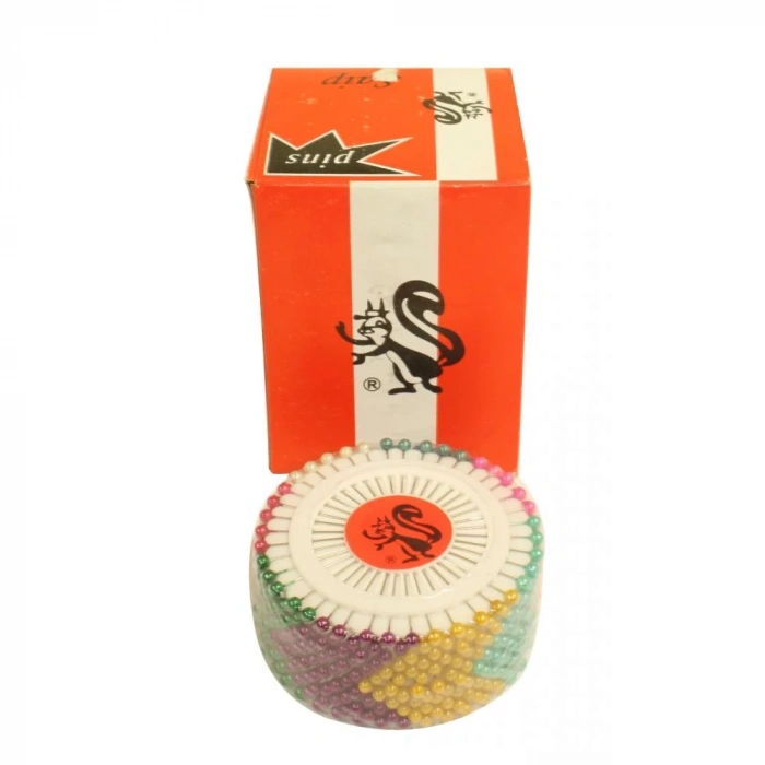 Toplu İğne SAİP Renkli Pls. Başlı 38mm (40lı dizi)