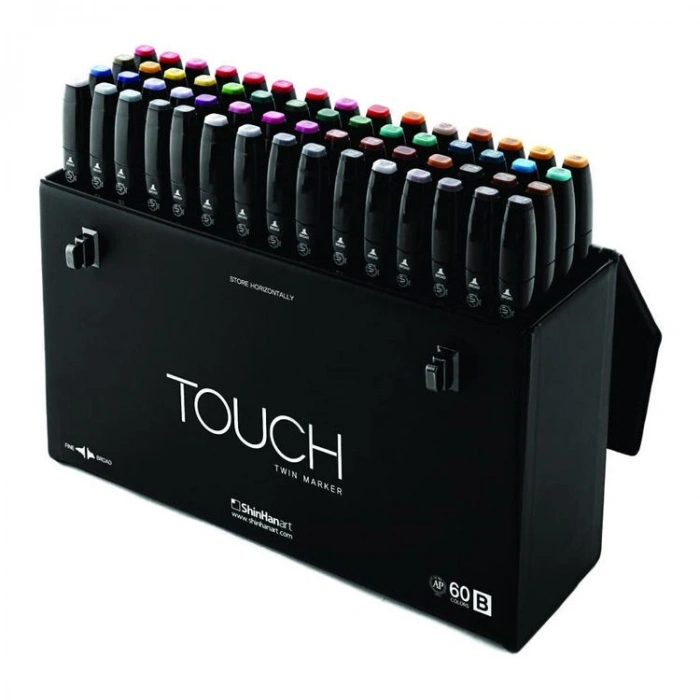 Touch Twin Marker Seti 60 Renk Set B