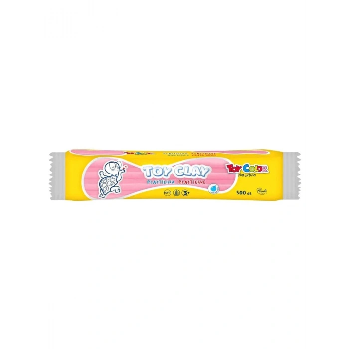 Toy Color Plastilin Kurumayan Modelleme Hamuru 500 gr. Pembe