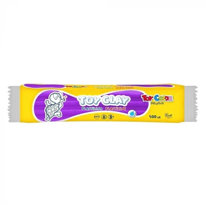 Toy Color Plastilin Kurumayan Modelleme Hamuru 500 gr Mor 1009.019