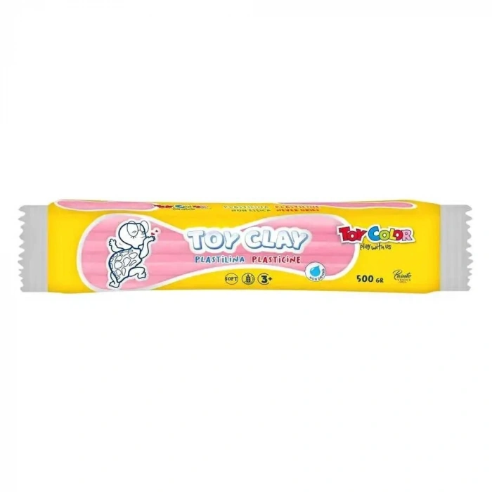 Toy Color Plastilin Kurumayan Modelleme Hamuru 500 gr Pembe 1009.006