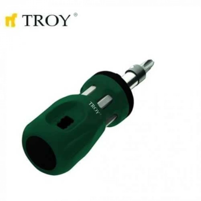 Troy 22006 Bits Uçlu Cırcırlı Topaç Tornavida Seti