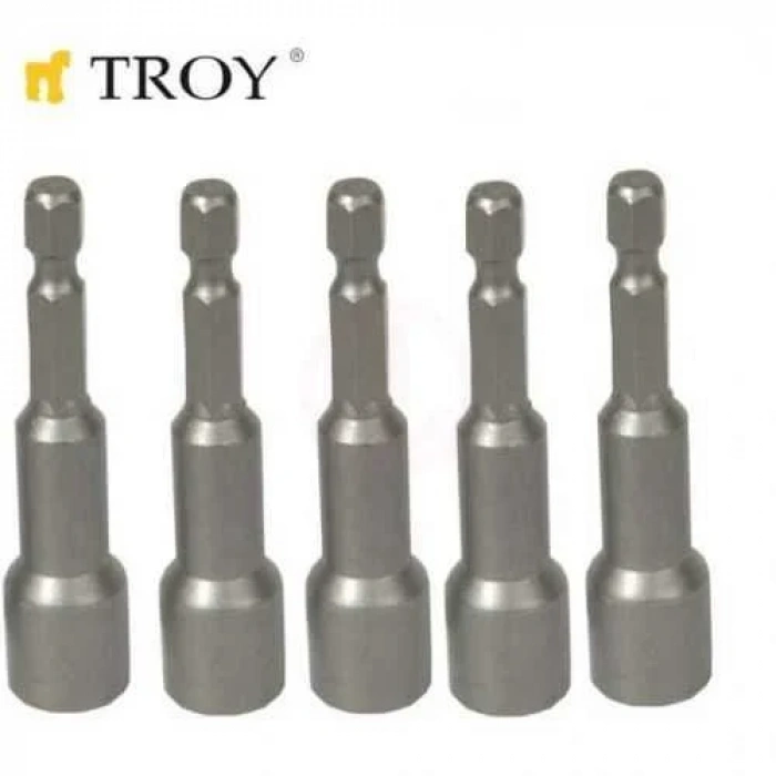 Troy 22291 Bits Uç Girişli Lokma Seti (8x65mm, 5 adet)
