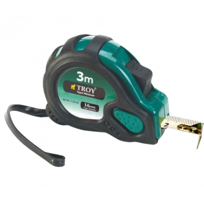 Troy 23103 Stoperli Şerit Metre (3mx16mm)