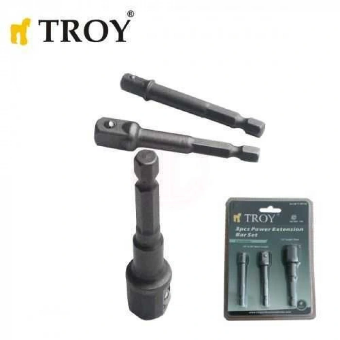 Troy 26132 Lokma Adaptör Seti, 3 Parça