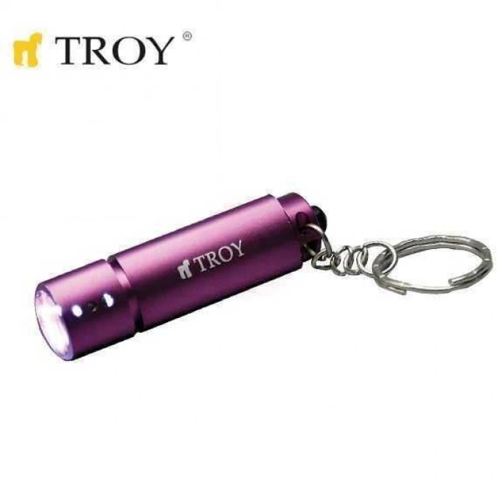 Troy 28086 Mini LED El Feneri ve Anahtarlık, 1 Adet