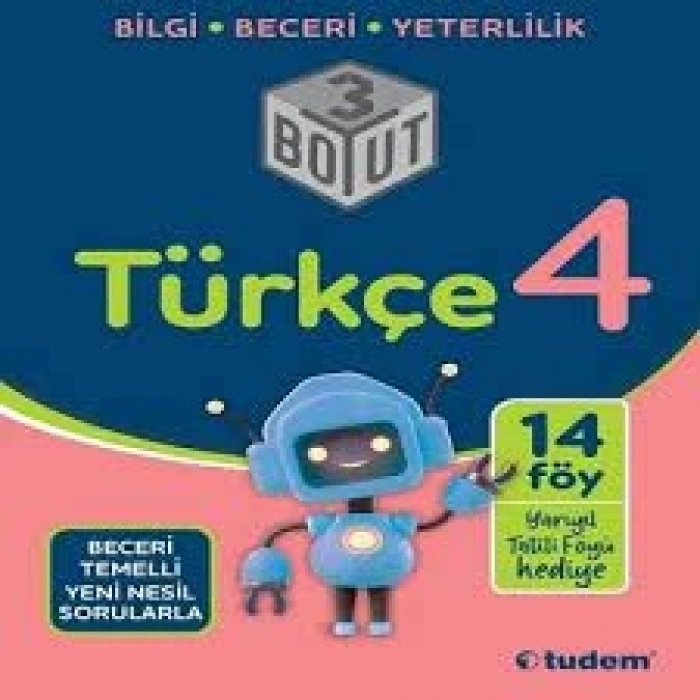 Tudem 4.Sınıf Türkçe 3 Boyut