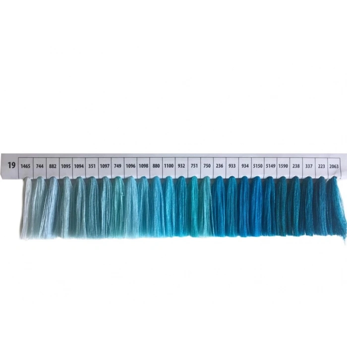 Turkuaz Mavi Dikiş İpliği Tonları