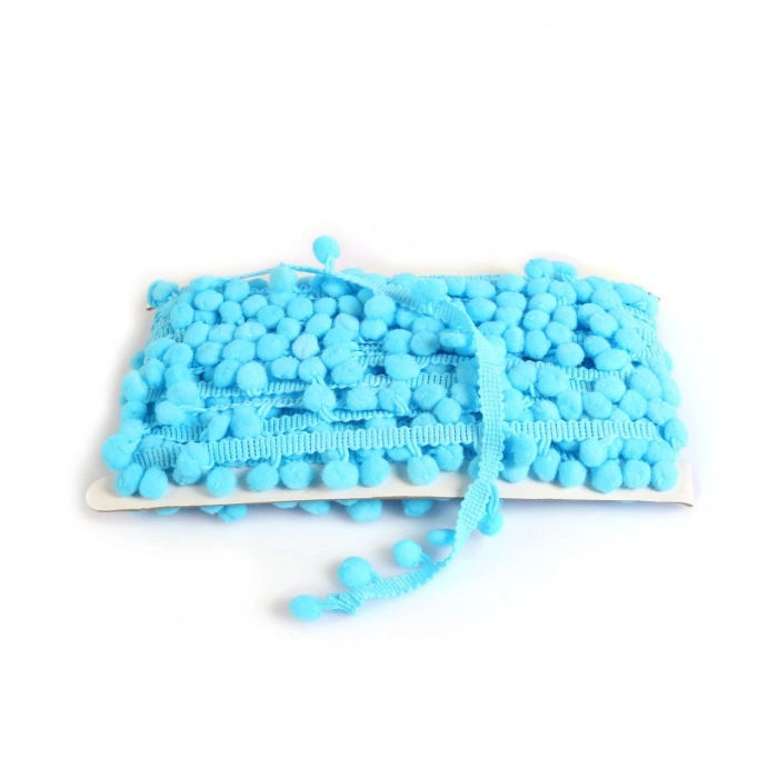 Turkuaz Ponpon Şerit