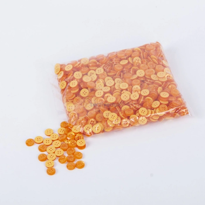 Turuncu Gömlek Düğmesi 100 Adet