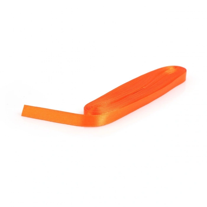 Turuncu Saten Kurdele 1 Cm