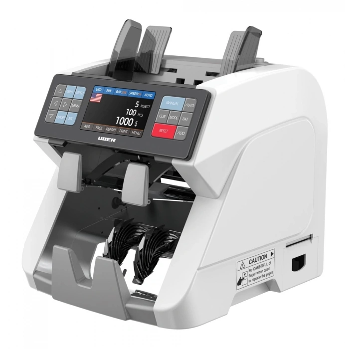 Uber 950 Profesyonel Karışık ve Sıralı Para Sayma ve Kontrol Makinesi