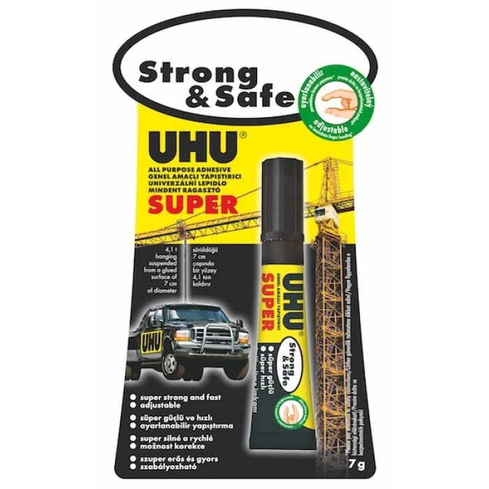Uhu Super Strong & Safe Güçlü Yapıştırıcı 7 gr.