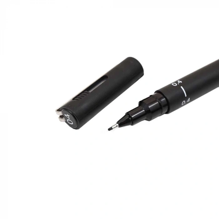 Uni-Ball İğne Uçlu Kalem 0.4 mm Siyah