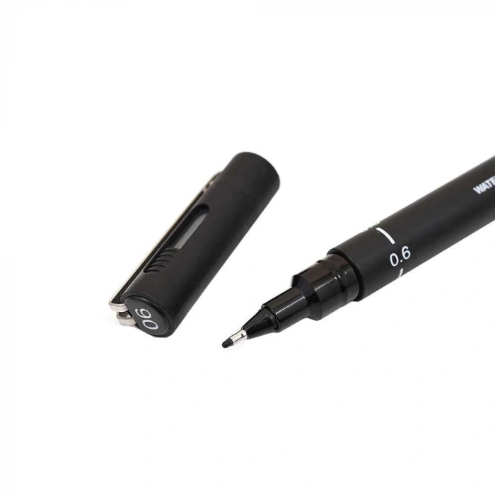 Uni-Ball İğne Uçlu Kalem 0.6 mm Siyah