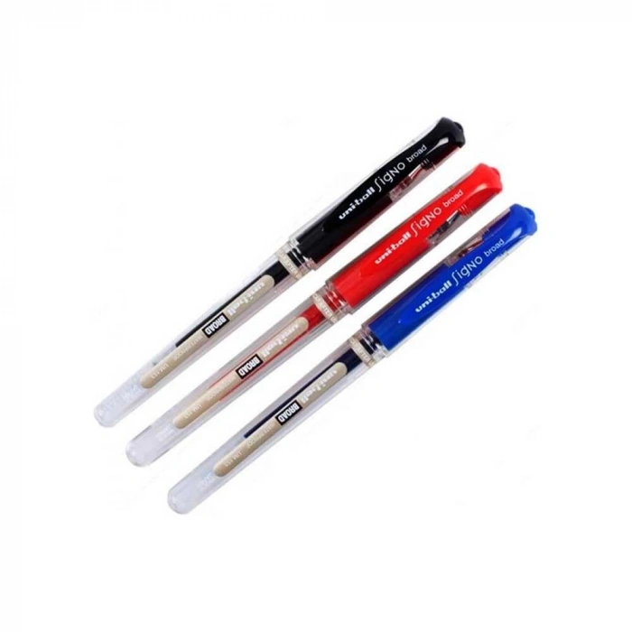 Uni-Ball Signo Broad İmza Kalemi 1.0 mm 3lü Siyah-Kırmızı-Mavi