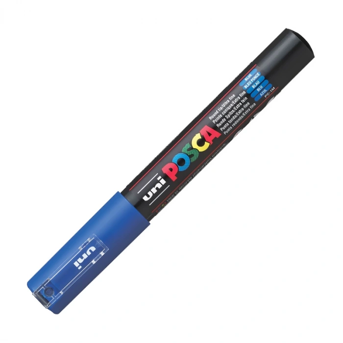 UNİ PC-1M POSCA BOYAMA MARKÖRÜ 0.7mm MAVİ