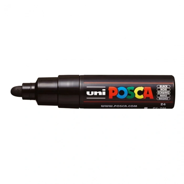 Uni Posca Marker Pc-7m Bold 4.5-5.5 mm Black