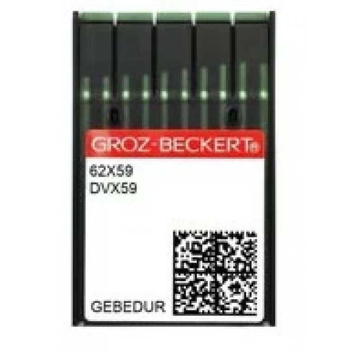 Uzun Lastik Dikiş İğnesi / DVX59 (62X59) GEBEDUR 24/180 100ADET