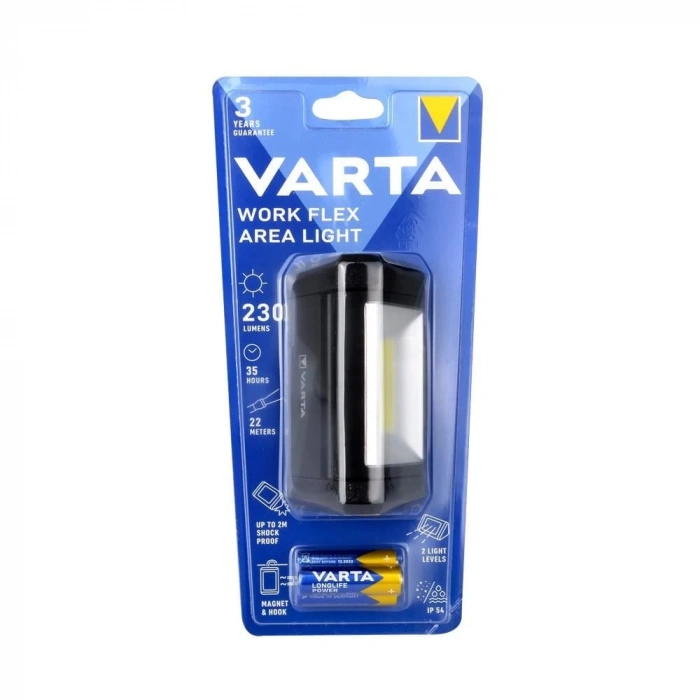 Varta 17648 Work Flex Area Light Led Fener 3xAAA
