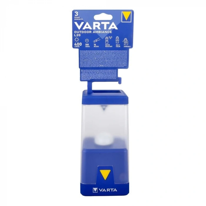 Varta 17666 Outdoor Ambiance L20 Lantern 6AA Fener