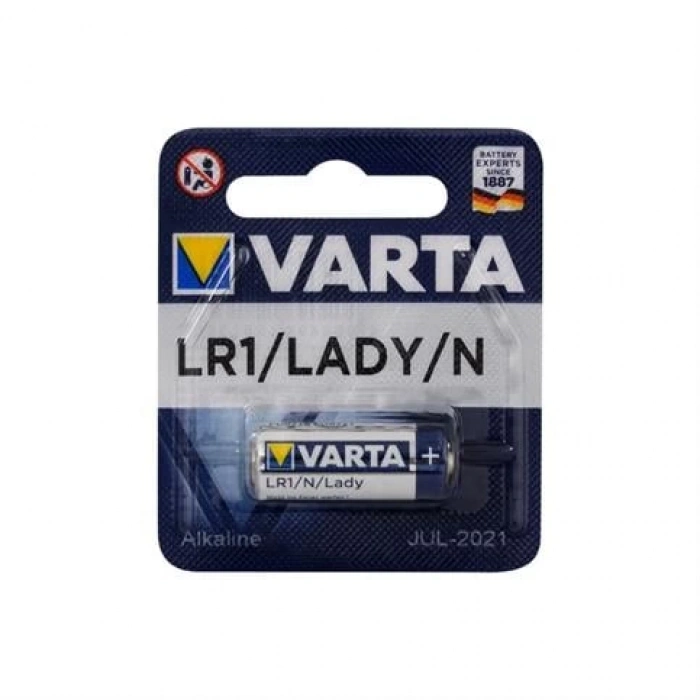 Varta 4001 LR1 N Size 1.5V Alkaline Pil 1Li