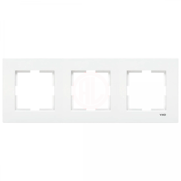 Viko Karre Beyaz Üçlü Çerçeve