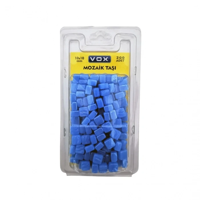 Vox Mozaik Taşı 10x10mm 19 Mavi 200lü