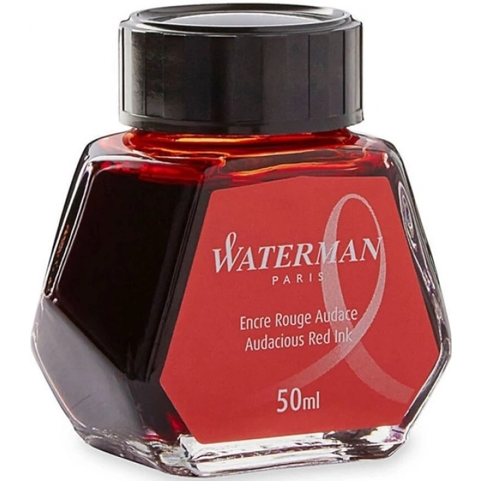 Waterman Dolma Kalem Mürekkebi 50 ml. KIRMIZI