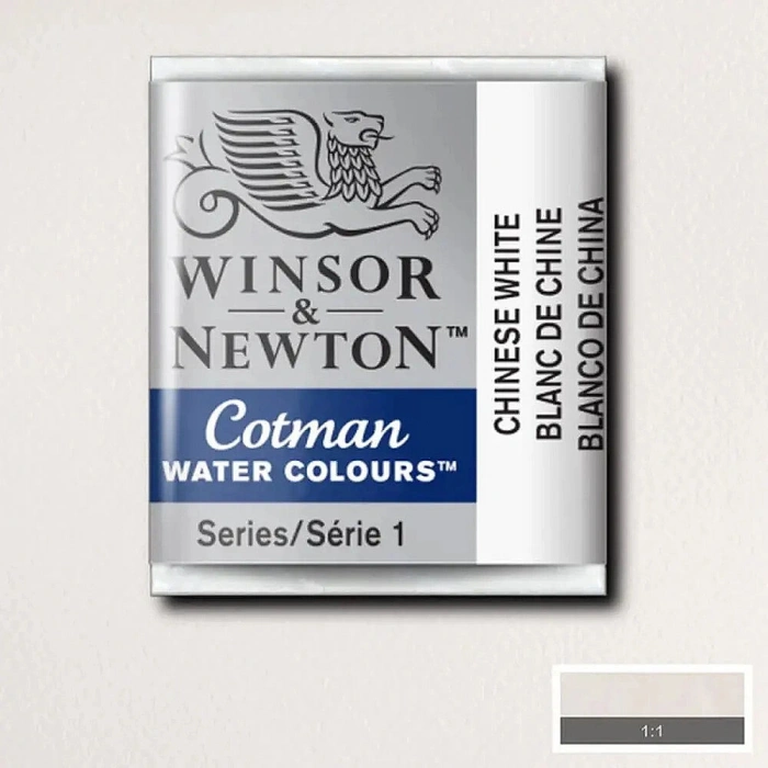 Winsor & Newton Cotman Yarım Tablet Sulu Boya 150 Chinese White