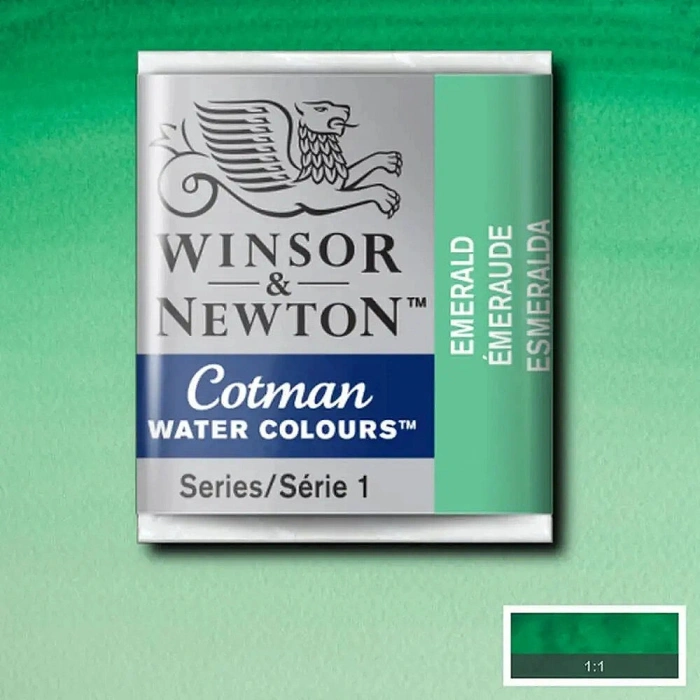 Winsor & Newton Cotman Yarım Tablet Sulu Boya 235 Emerald
