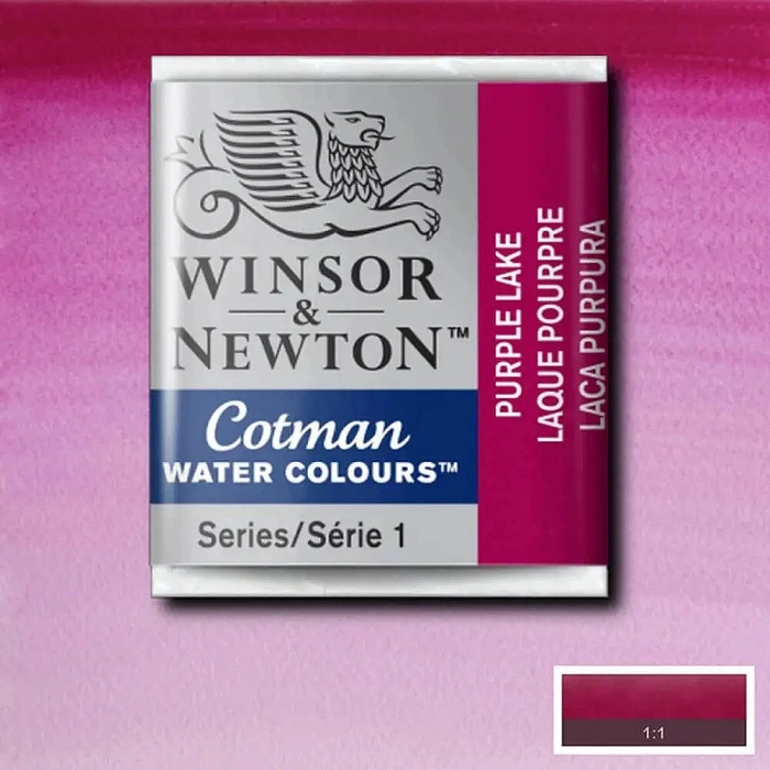 Winsor & Newton Cotman Yarım Tablet Sulu Boya 544 Purple Lake