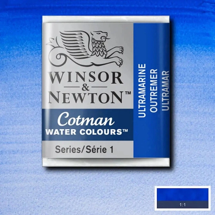 Winsor & Newton Cotman Yarım Tablet Sulu Boya 660 Ultramarine