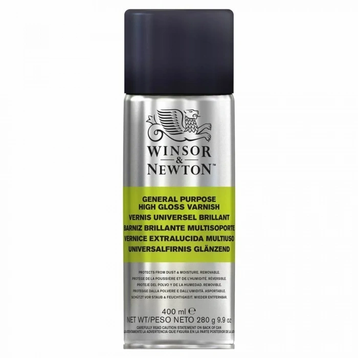 Winsor Newton High Gloss Varnish 400ml Sprey (Parlak Vernik)