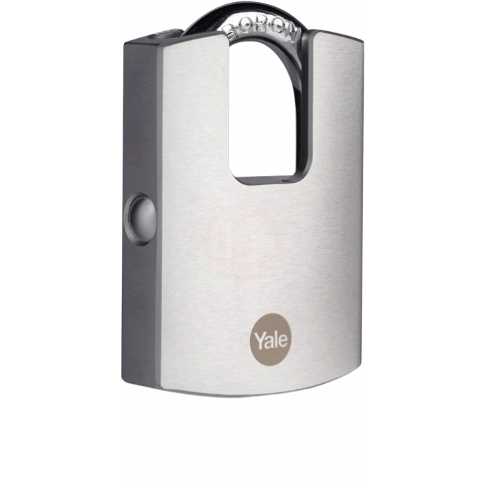 Yale Kilit DMU Krom Kaplamalı Asma Kilit Muhafazalı 50 mm - Y122B/50/123/1