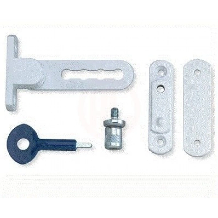 Yale Kilit Pencere Havalandırma Kilidi Tekli Beyaz - P117-WE