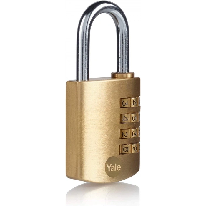 Yale Kilit Şifreli Pirinç Asma Kilit 40 mm (Blister) - Y150B/40/130/1