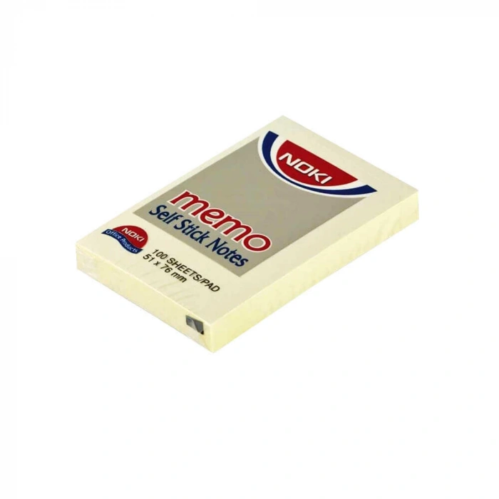 Yapışkanlı Not Kağıdı Sarı 76x51