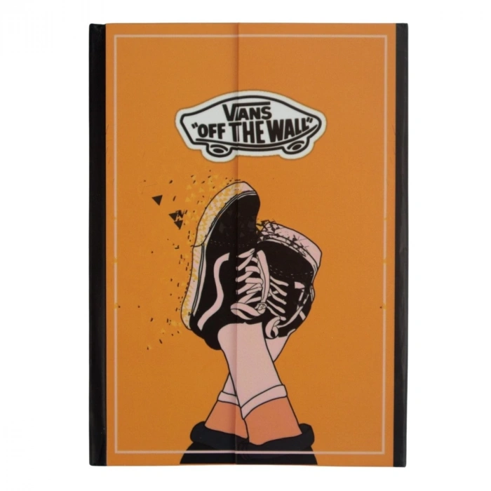 Yıldız Sert Kapak 14x20cm 80yp Magnet Seri Vans Çizgili