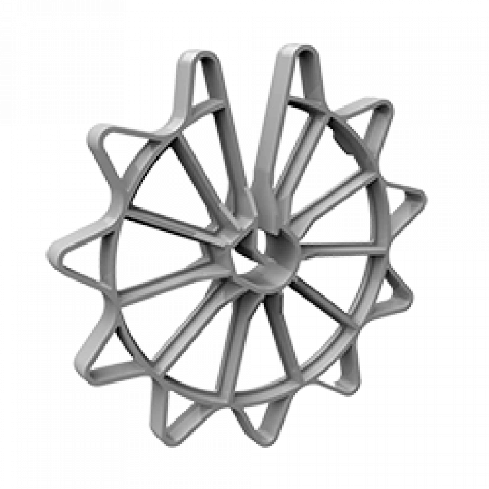 Yorum Plastik Yıldız Tipi Perde Ve Kolon Plastik Paspayı Elemanı 40 Mm (6-16 Mm)