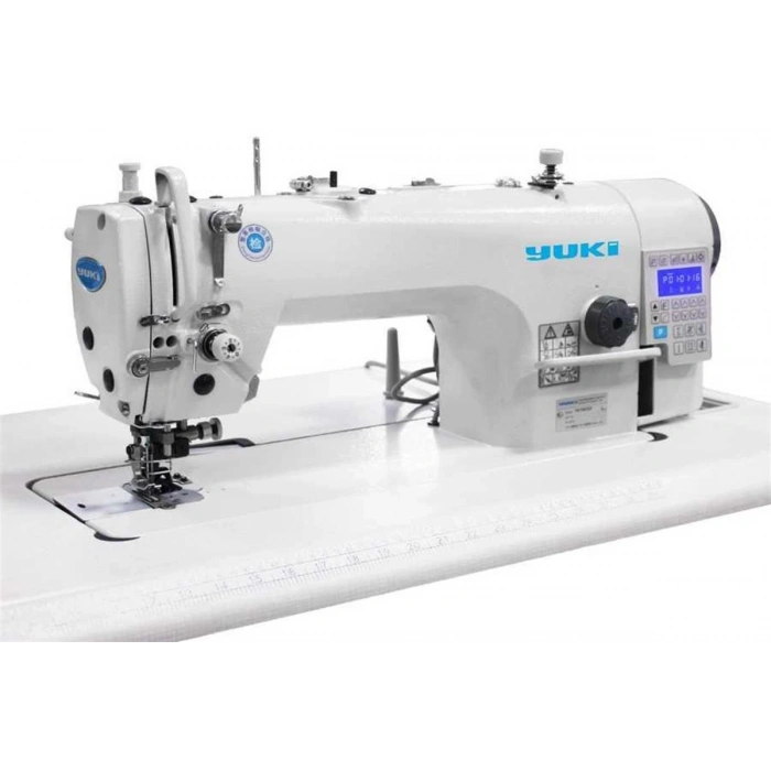 Yuki YK-7903DF Otomatik Kenar Bıçaklı İğne Transportlu Düz Dikiş Makinesi