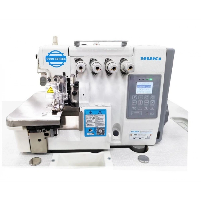Yuki Yk-9000-4-Bk Otomatik 4 İplik Kıstırmalı Overlok Makinesi (Vakumlu)