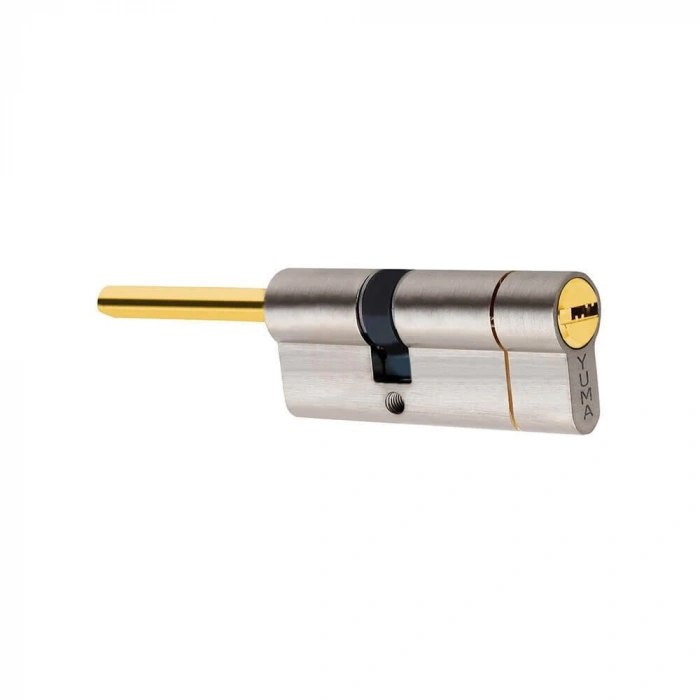 Yuma Kilit Mandallı Topuzlu Standart Pirinç Barel 76 mm Kuyruklu - YM-B76KB