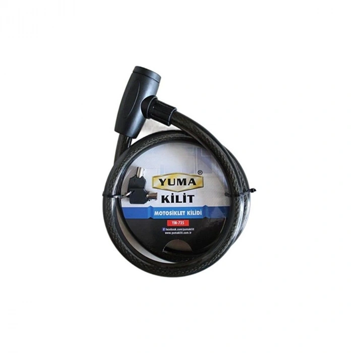 Yuma Kilit Motosiklet Kilidi 20 Mm 150 Cm