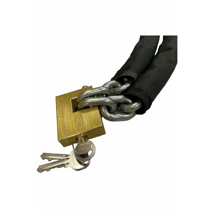 Yuma Kilit Motosiklet Kilidi Zincirli 10 Mm 150 Cm