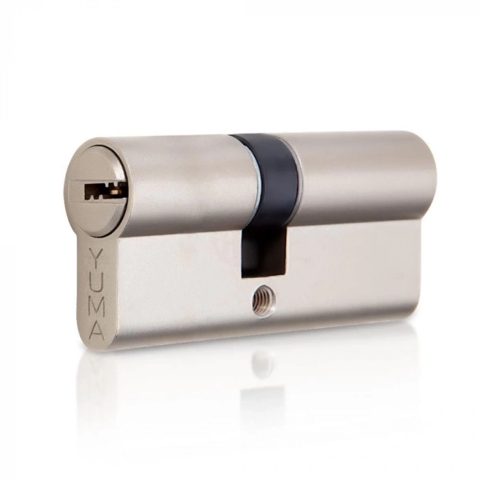 Yuma Kilit YMK Hibrit Bilyalı Barel Blister Ambalaj 68 mm Saten - YMK-B68HBS